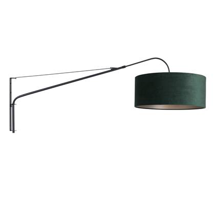 Moderne Wandlamp - Steinhauer - Metaal - Modern - Klassiek - E27 - L: 115cm - Voor Binnen - Woonkamer - Eetkamer - Zwart