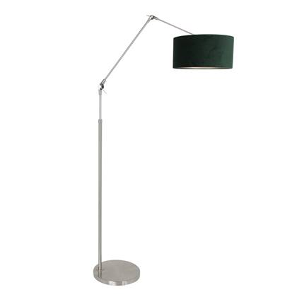 Moderne Vloerlamp - Steinhauer - Metaal - Modern - E27 - L: 145cm - Voor Binnen - Woonkamer - Eetkamer - Zilver