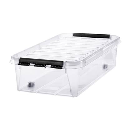 Orthex - Opbergbak onder bed | SmartStore 31 liter (40 x 72 x 19 cm) Transparant