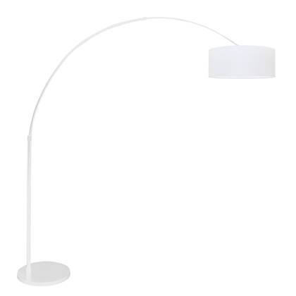 Moderne Vloerlamp - Steinhauer - Metaal - Modern - E27 - L: 160cm - Voor Binnen - Woonkamer - Eetkamer - Wit