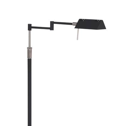 Design Vloerlamp - Mexlite - Glas - Design - LED - L: 52cm - Voor Binnen - Woonkamer - Eetkamer - Zwart