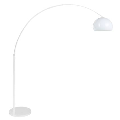 Moderne Vloerlamp - Steinhauer - Metaal - Modern - E27 - L: 160cm - Voor Binnen - Woonkamer - Eetkamer - Wit