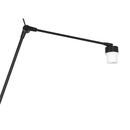 Moderne Wandlamp - Steinhauer - Metaal - Modern - E27 - L: 80cm - Voor Binnen - Woonkamer - Eetkamer - Zwart