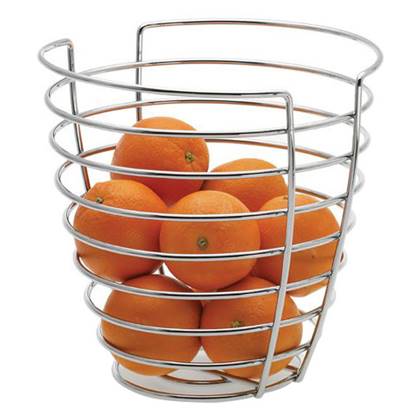 Blomus Wires Fruitmand Ø 25 cm Zilver