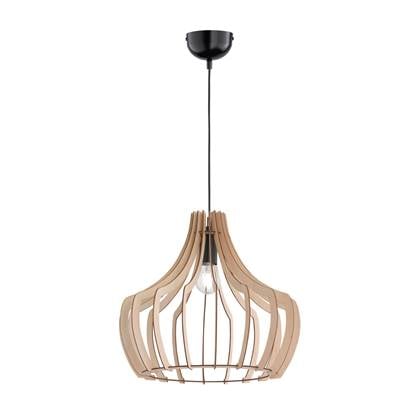TRIO Wood Hanglamp Bruin