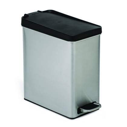 Simplehuman Profile Pedaalemmer 10 Liter Zilver