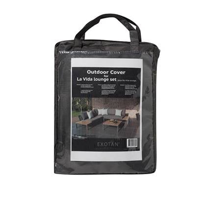 WOOOD La Vida/Villa Loungeset Beschermhoes Zwart