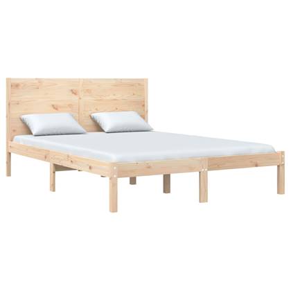 vidaXL Bedframe massief hout 150x200 cm