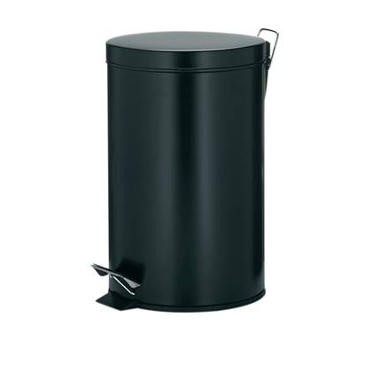 Kela - Afvalemmer Kilian RVS , 12 L - Kela Zwart