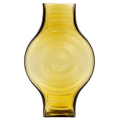 Brût Homeware, Vaas Rond groot, amber Bruin