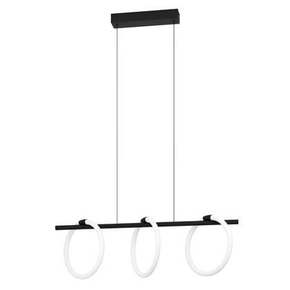 EGLO Caranacoa Hanglamp - LED - 78 cm - Zwart|Wit