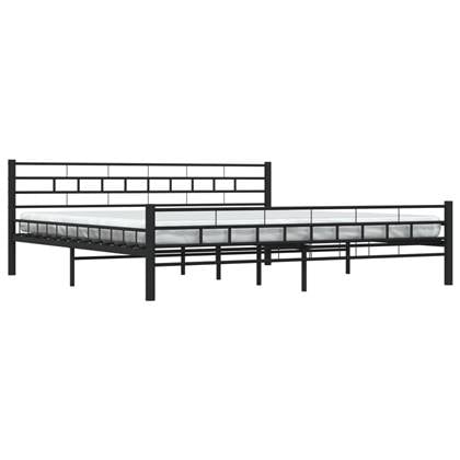 vidaXL Bedframe Zwart 180 x 200 cm