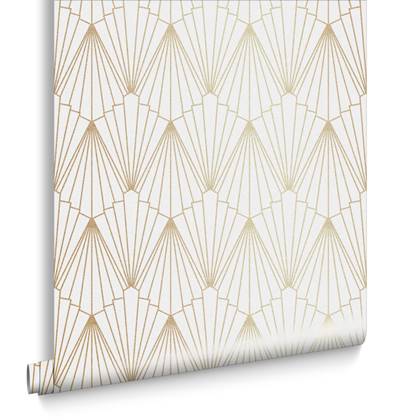 Graham & Brown vliesbehang Rene Shimmer wit