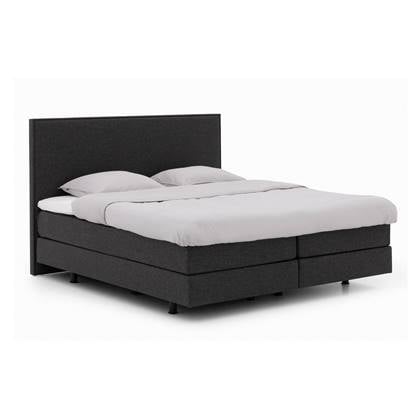 Goossens Boxspring Firenze inclusief topper - grijs - 180 x 210 cm