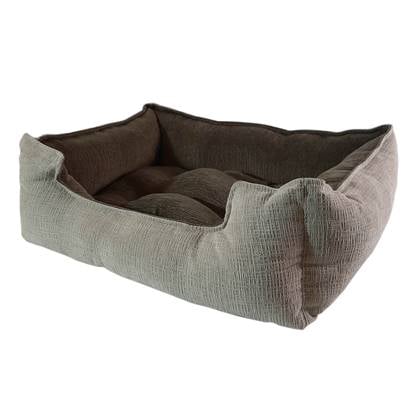 Furnilux - Hondenbed, Hondenmand, Honden sofa Bruin, Crème