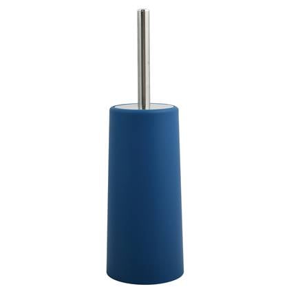 MSV Toiletborstel houder|WC-borstel - marine - kunststof - 35 cm Blauw