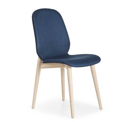 PBJ Designhouse Tradition stoel eiken onderstel Blue