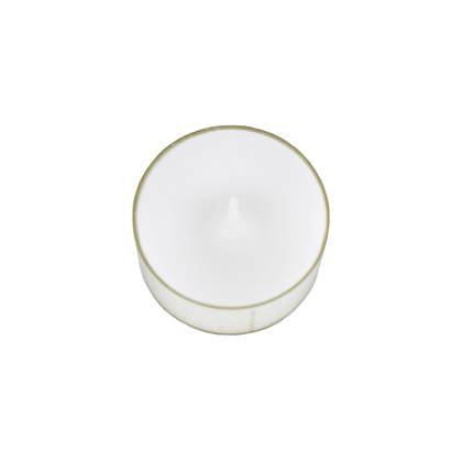 Waxinelichtjes wit groot set van 3 - Kaarsen - paraffine - 6 centimeter