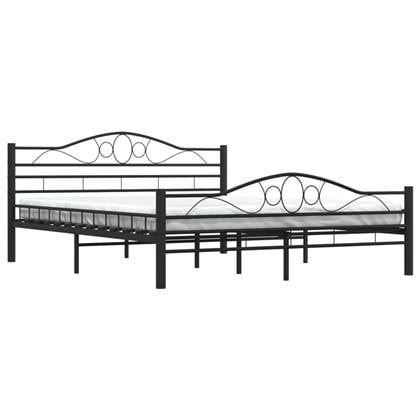 vidaXL Bedframe Zwart 160 x 200 cm