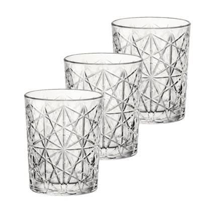 Bormioli Whisky glazen - 6x - Lounge serie - transparant - 390 ml