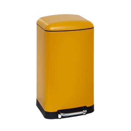 5Five Prullenbak|pedaalemmer - - metaal - 30 liter - 34 x 61 cm Geel