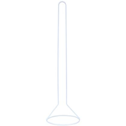 MSV Wc|toiletrolhouder reservoir - metaal - - 50 cm - 4|5 rollen Wit