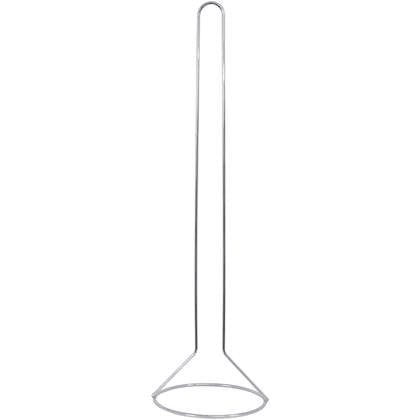 MSV Wc|toiletrolhouder reservoir - metaal - chrome - 50 cm Zilver