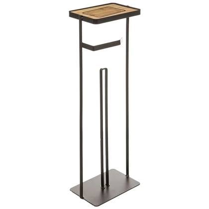 5five WC|toilethouder - - met reservoir en telefoon plankje Zwart