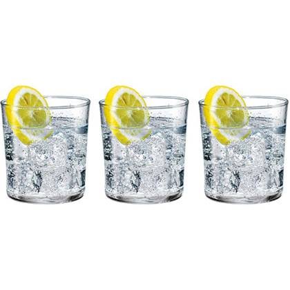 Bormioli Drinkglazen Bodega - 3x stuks - - 370 ml Transparant
