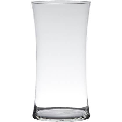 Hakbijl Glass Bloemenvaas - glas - - D15 x H30 cm Transparant