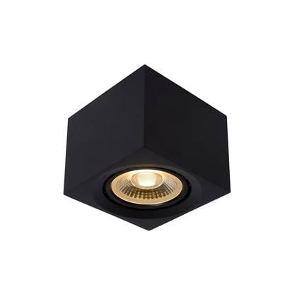 Lucide FEDLER - Plafondspot - LED Dim to warm - GU Zwart