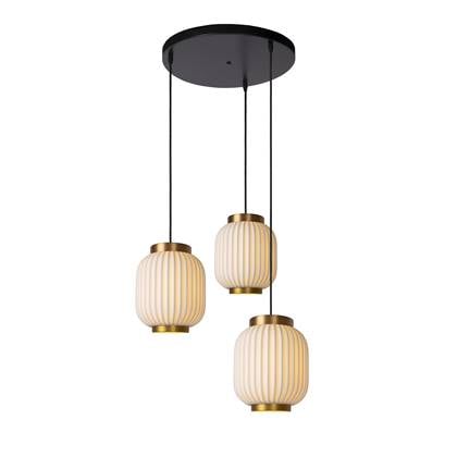 Lucide GOSSE Hanglamp 3x E27-40W Wit