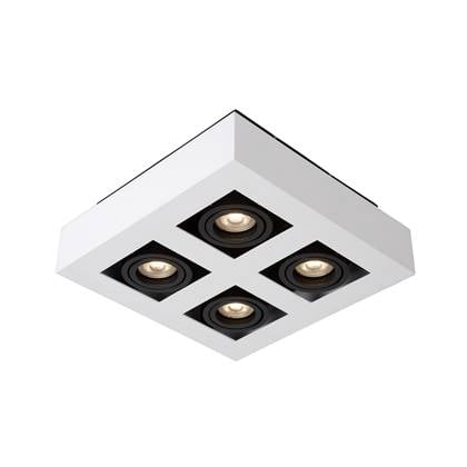 XIRAX Plafondlicht 4xGU10-5W LED DTW Wit