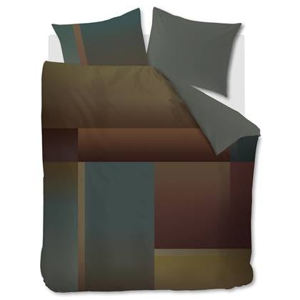 Kardol Sloane Square dekbedovertrek - 200x200|220 - Olijf Groen
