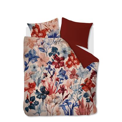 Beddinghouse Iris Field Dekbedovertrek - 260x200|220 - Rood