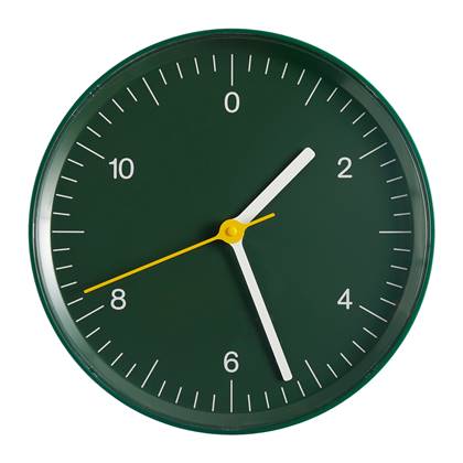 HAY Clock Wandklok Green