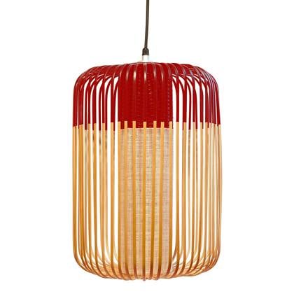 Forestier Bamboo Light hanglamp Ø35 large rood