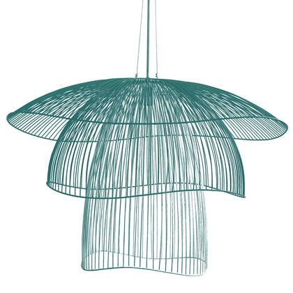 Forestier Papillon hanglamp Ø100 large blauwgrijs