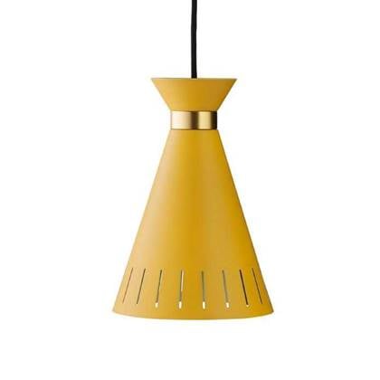 Warm Nordic Cone hanglamp Ø16 honey yellow