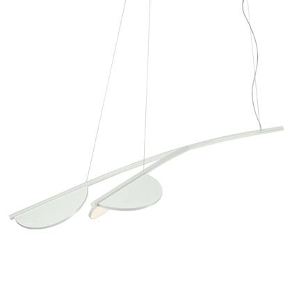 Flos Almendra Organic S2 Short hanglamp LED gebroken wit