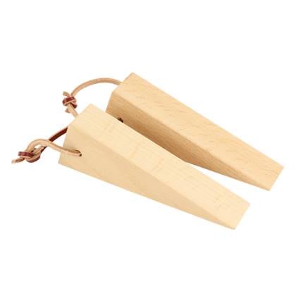 Nordix Deurwig Hout Set van 2 Deurstopper Beige Buiten