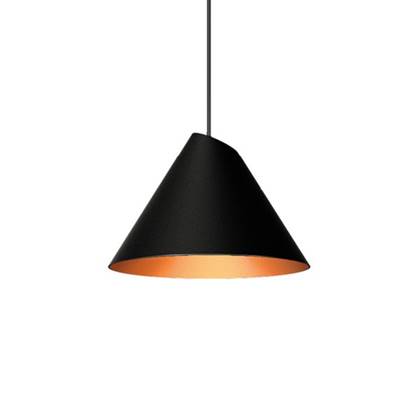 Wever & Ducre Shiek 1.0 hanglamp LED zwart|koper