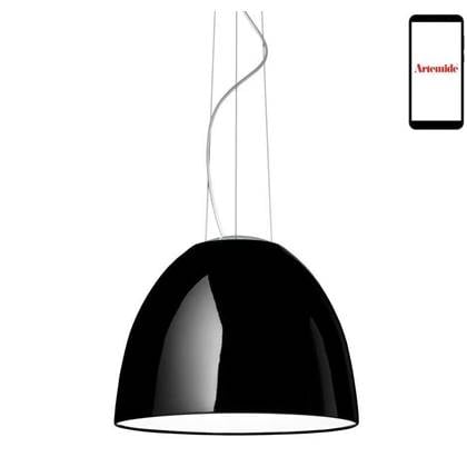 Artemide Nur hanglamp Ø55.4 LED dimbaar via smartphone glanzend zwart