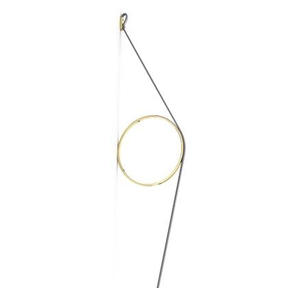 Flos Wirering wandlamp LED grijs|goud