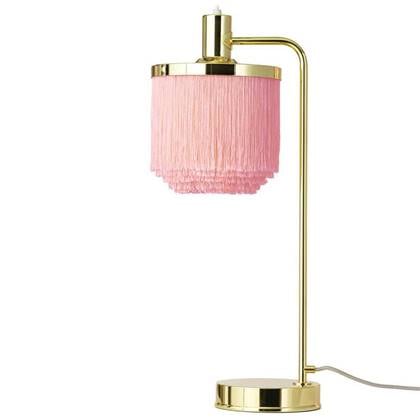 Warm Nordic Fringe Tafellamp Pale pink
