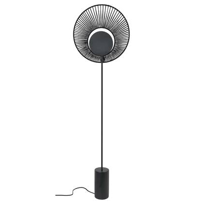 Forestier Oyster vloerlamp black Zwart