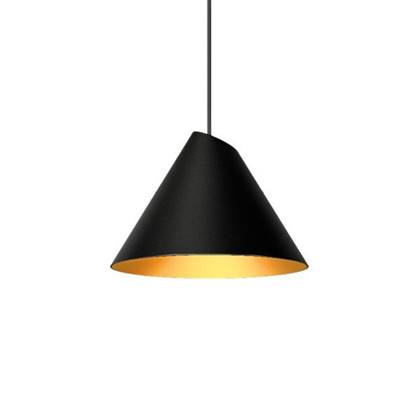 Wever & Ducre Shiek 1.0 hanglamp LED zwart|goud