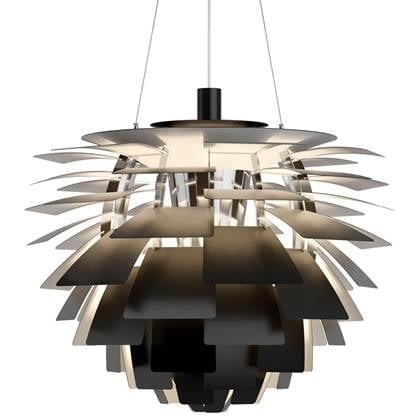 Louis Poulsen PH Artichoke hanglamp Ø72 LED zwart