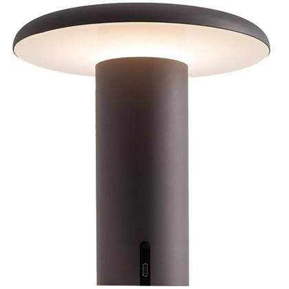 Artemide Takku tafellamp LED oplaadbaar anodized grey