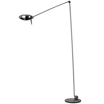 Lumina Elle 2 vloerlamp LED geborsteld nikkel